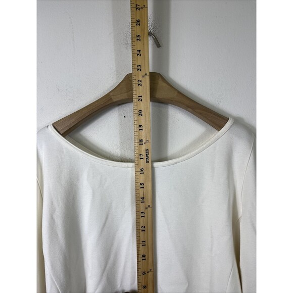 Akris Punto x Bergdof Goodman Womens Three-Quarter-Sleeve Jersey Top Sz 8 $395 - Picture 7 of 9